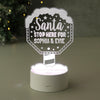 Personalised Santa Stop Here Colour Changing LED Night Light
