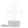Personalised The Snowman and The Snowdog Colour Changing Decoration & LED Night Light