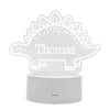 Personalised Dinosaur LED Colour Changing Night Light - Shop Personalised Gifts