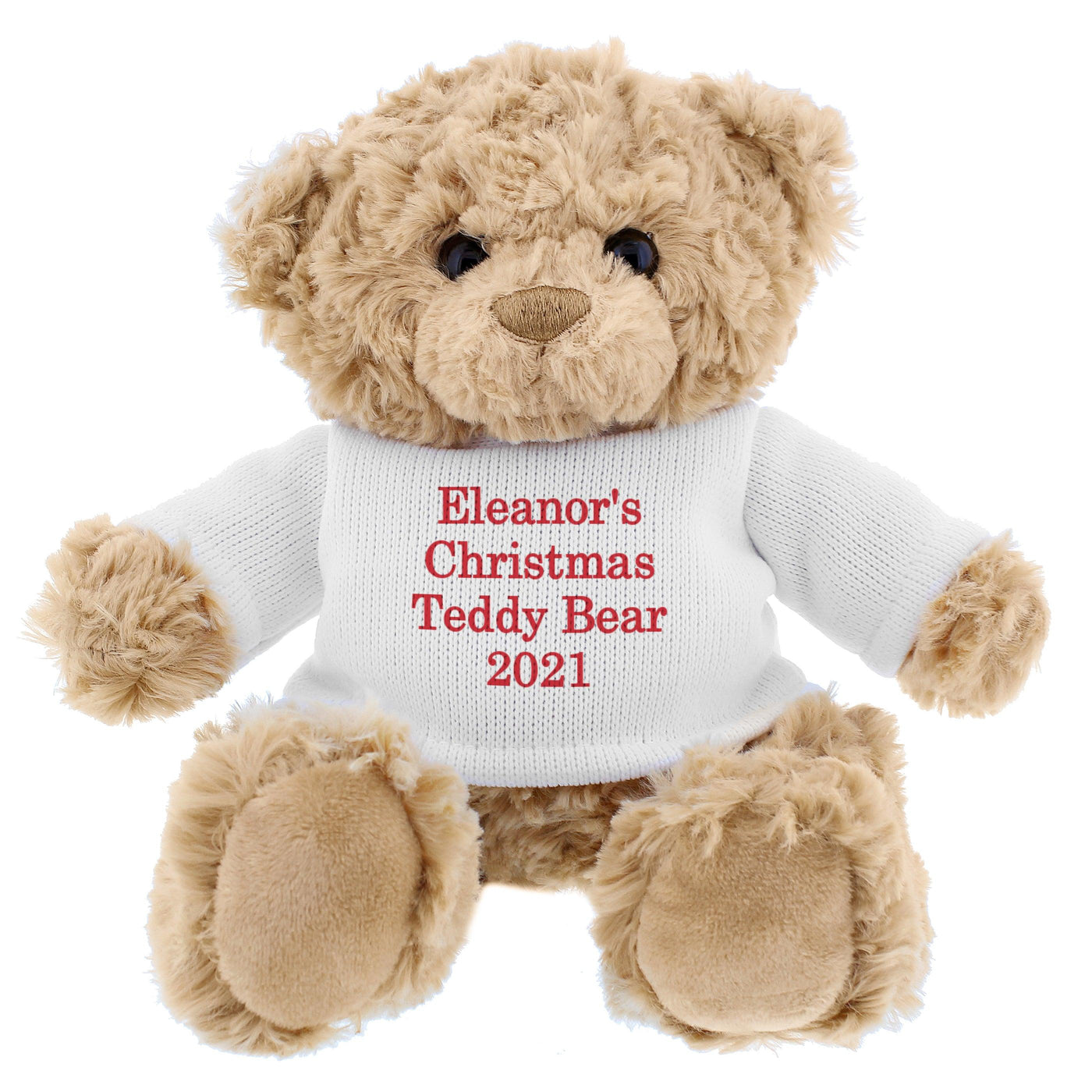 Personalised Christmas Message Teddy Bear - Shop Personalised Gifts