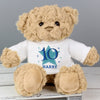 Personalised Blue Big Age Teddy Bear - Shop Personalised Gifts