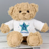 Personalised Blue Big Age Teddy Bear - Shop Personalised Gifts