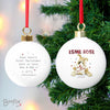 Personalised Boofle My 1st Christmas Bauble - Shop Personalised Gifts