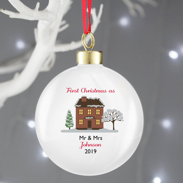 Personalised Cosy Christmas Bauble - Shop Personalised Gifts