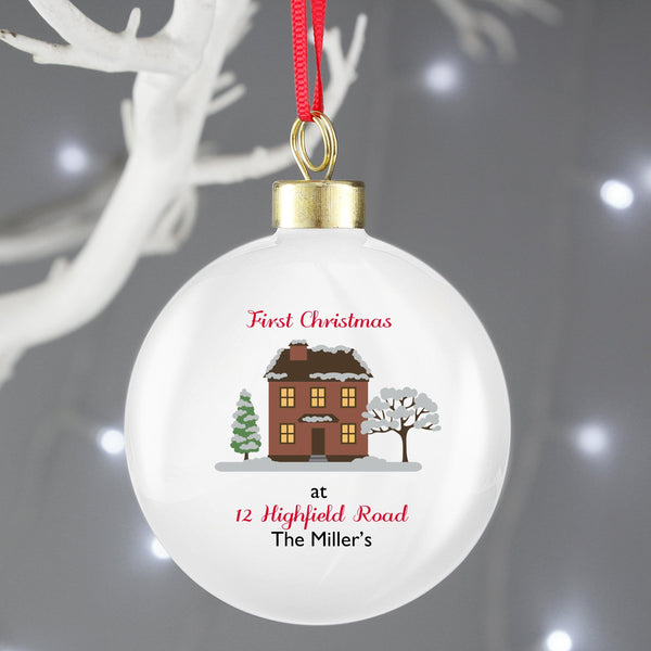 Personalised Cosy Christmas Bauble - Shop Personalised Gifts