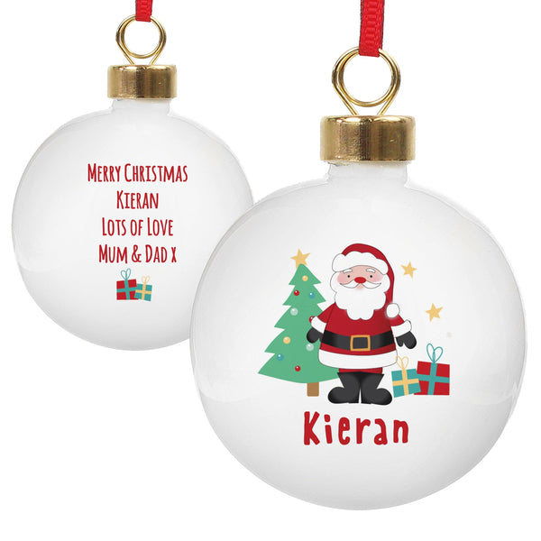 Personalised Santa Bauble - Shop Personalised Gifts