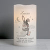 Personalised Baby Easter Bunny LED Candle - Shop Personalised Gifts