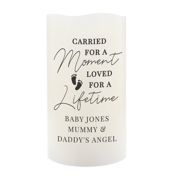 Personalised Carried For A Moment Led Candle - Shop Personalised Gifts