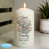 Personalised Me to You Valentine Wax Pillar Candle - Shop Personalised Gifts