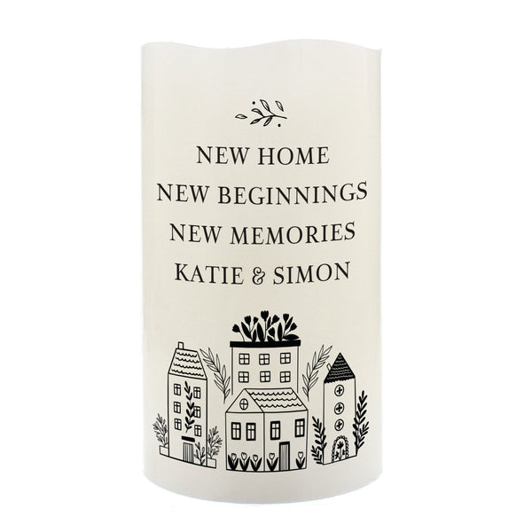 Personalised HOME LED Candle