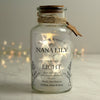 Personalised In Loving Memory LED Glass Jar