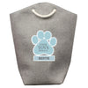 Personalised Blue Paw Print Storage Bag - Shop Personalised Gifts
