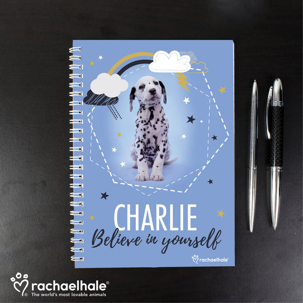 Personalised Rachal Dalmatian A5 Notebook