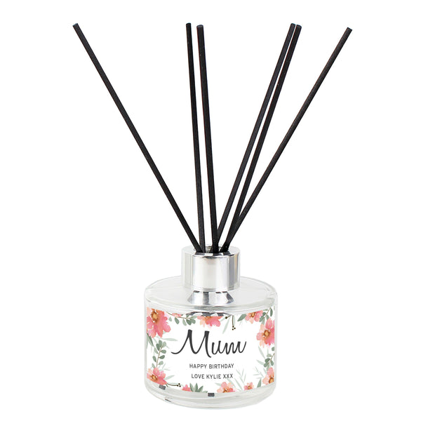 Personalised Floral Sentimental Reed Diffuser - Shop Personalised Gifts