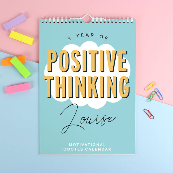 Personalised A4 Motivational Quotes Calendar - Shop Personalised Gifts