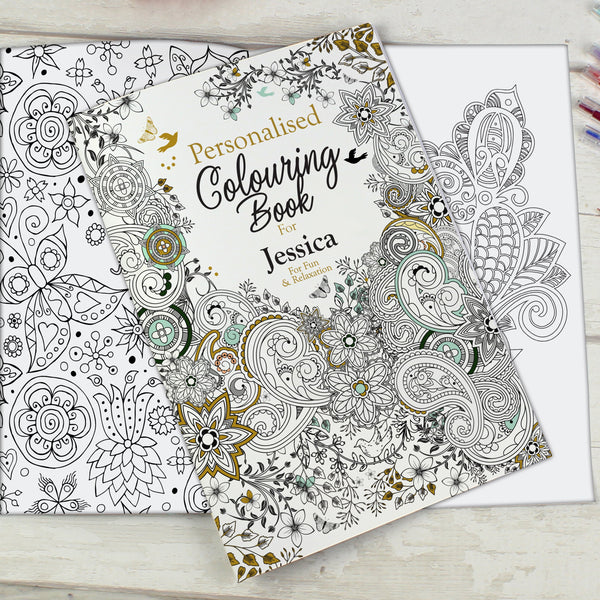 Personalised Botanical Colouring Book - Shop Personalised Gifts