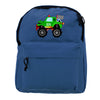 Personalised Monster Truck Blue Backpack - Shop Personalised Gifts
