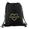 Personalised Gold Heart Swim & Kit Bag - Shop Personalised Gifts