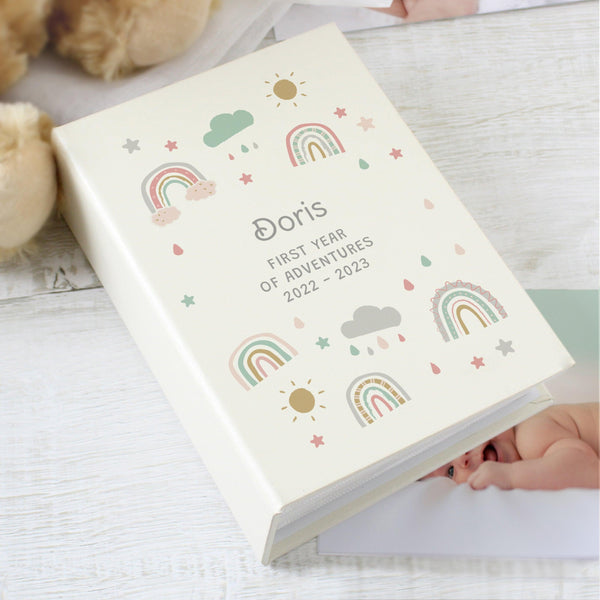 Personalised Rainbow 6x4 Photo Album with Sleeves - Shop Personalised Gifts