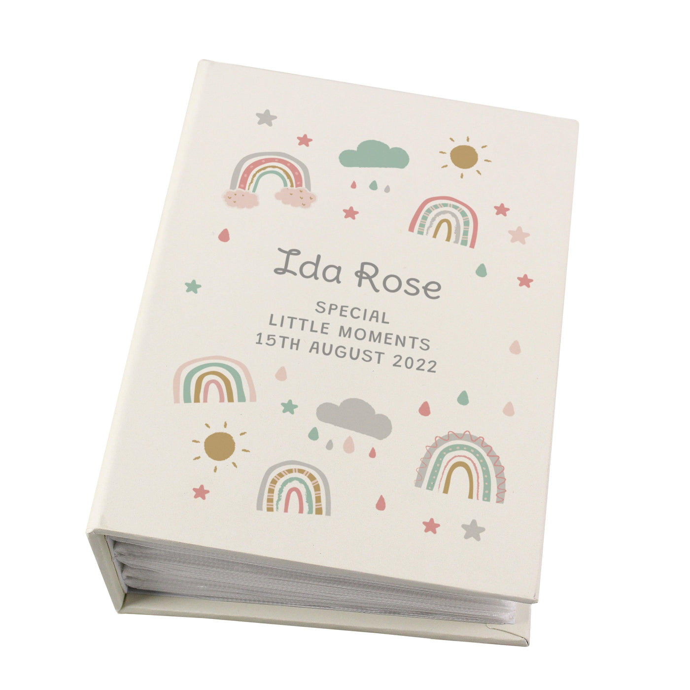 Personalised Rainbow 6x4 Photo Album with Sleeves - Shop Personalised Gifts