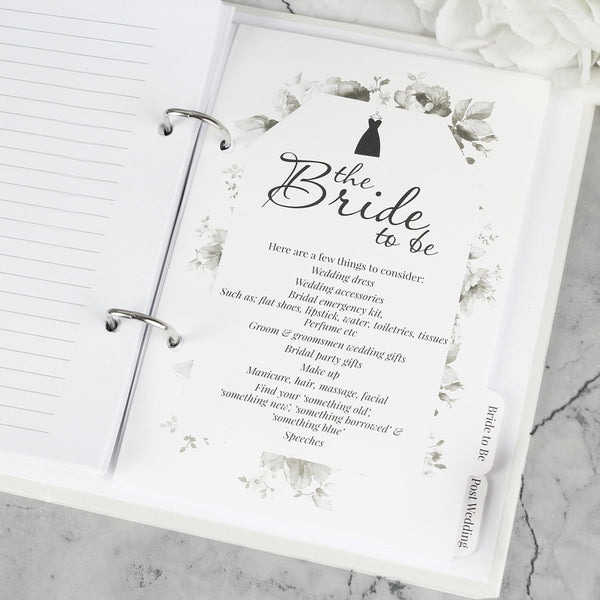Personalised Floral Watercolour Wedding Planner - Shop Personalised Gifts