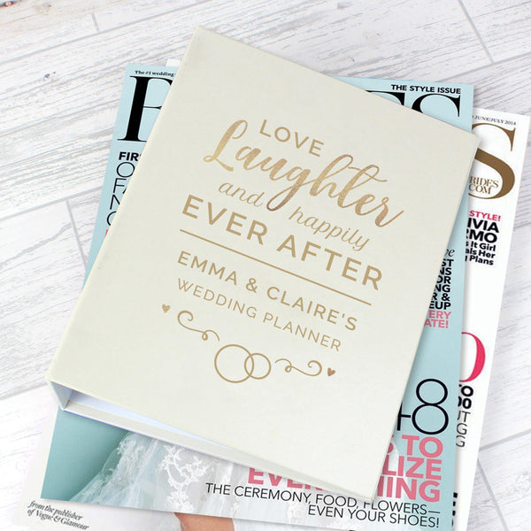 Personalised Happily Ever After Wedding Planner - Shop Personalised Gifts