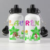 Personalised Pink Animal Alphabet Drinks Bottle