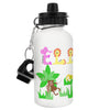 Personalised Pink Animal Alphabet Drinks Bottle