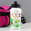 Personalised Pink Animal Alphabet Drinks Bottle
