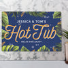 Personalised Hot Tub Metal Sign - Shop Personalised Gifts