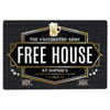 Personalised Free House Black Metal Sign - Shop Personalised Gifts