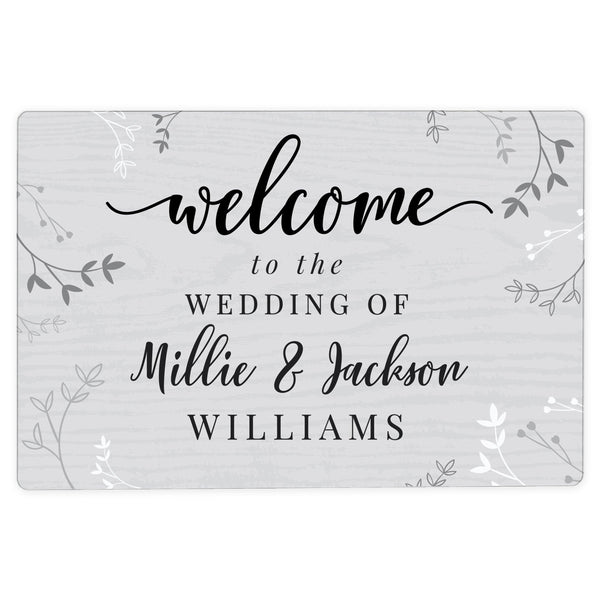 Personalised Welcome Metal Sign - Shop Personalised Gifts