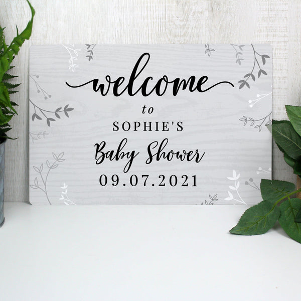 Personalised Welcome Metal Sign - Shop Personalised Gifts