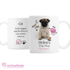 Personalised Rachael Hale Ceramic Doodle Pug Mug - Shop Personalised Gifts