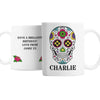 Personalised Sugar Skull Halloween Mug - Shop Personalised Gifts