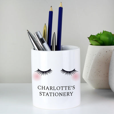 Personalised Eyelashes Ceramic Storage Pot - Shop Personalised Gifts