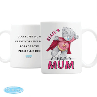 Personalised Me To You Super Mum Ceramic Mug - Shop Personalised Gifts