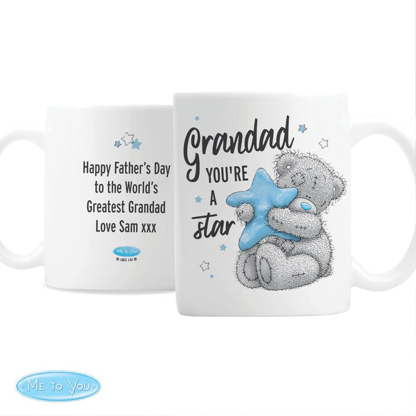 Personalised Me To You Grandad You're A Star Ceramic Mug - Shop Personalised Gifts