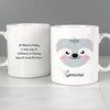 Personalised Cute Sloth Face Ceramic Mug - Shop Personalised Gifts