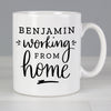 Personalised Working From Home Mug - Shop Personalised Gifts