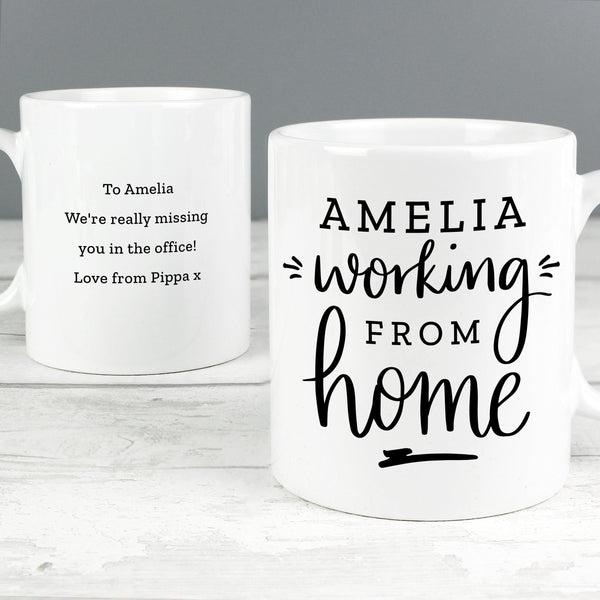 Personalised Working From Home Mug - Shop Personalised Gifts