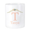 Personalised Floral Bouquet Ceramic Storage Pot - Shop Personalised Gifts
