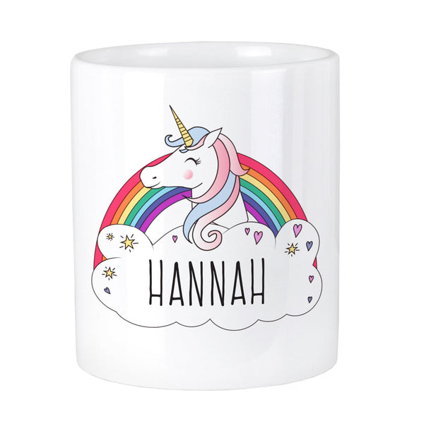 Personalised Unicorn Ceramic Storage Pot - Shop Personalised Gifts