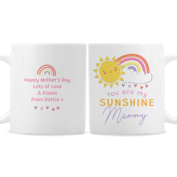 Personalised You Are My Sunshine Ceramic Mug - Shop Personalised Gifts