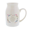 Personalised Floral Flower Ceramic Jug