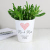 Personalised Heart Ceramic Plant Pot - Shop Personalised Gifts