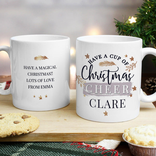 Personalised Cup of Cheer Ceramic Mug - Shop Personalised Gifts