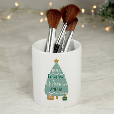 Personalised Have A Magical Christmas Ceramic Plant Pot - Shop Personalised Gifts