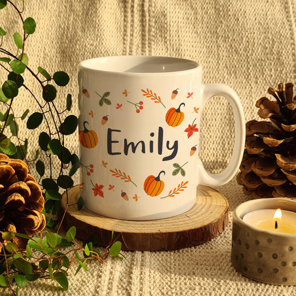 Personalised Pumpkin Ceramic Mug - Shop Personalised Gifts