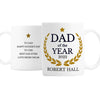 Personalised Dad of the Year Ceramic Mug - Shop Personalised Gifts